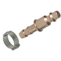 Lot 2 embouts raccord rapide air comprimé ISO 6150B passage Ø 5,5 mm Lacmé