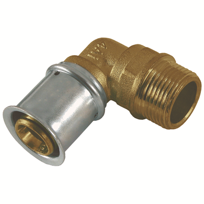 COUDE MALE 90D LAITON 20 X 3/4"