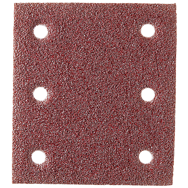 Patin auto-agrippant 102 x 114 mm Sidamo grain 80 6 trous - lot de 5