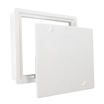 Trappe de visite Nicoll - Dimensions encastrables 270 x 270 mm - À visser - Polystyrène -  Blanc