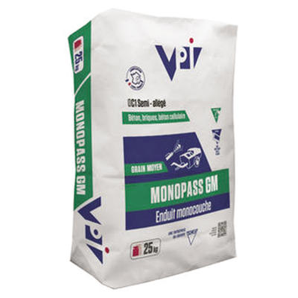 Enduit monocouche teinté MONOPASS GM