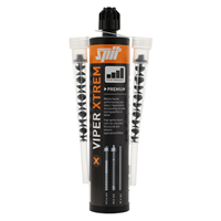 Résine de scellement chimique SPIT VIPER XTREM - cartouche de 280 ml + 2 buses