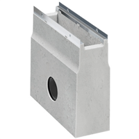 Avaloir eau pluviale pour caniveau en béton BIRCOslim DN 150 - longueur 500 mm