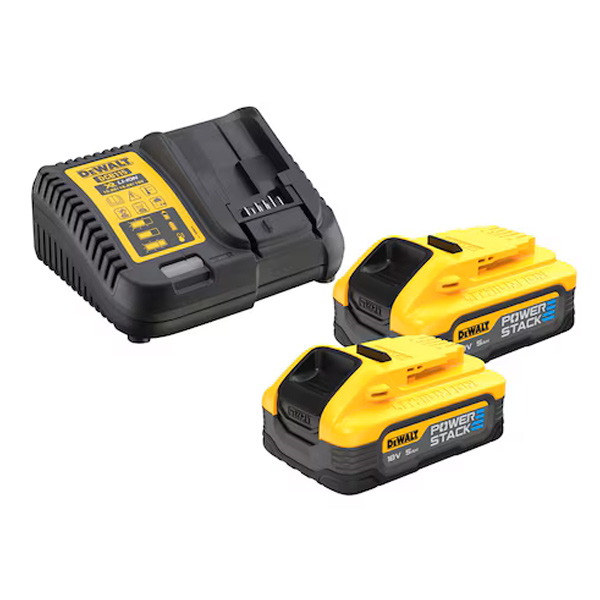 Ensemble 2 machines Dewalt 18V 5Ah perceuse-visseuse DCD805 visseuse à chocs DCF850 - en coffret avec 2 batteries et chargeur