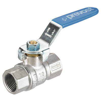 Vanne à boisseau sphérique laiton cylindrique femelle/femelle G1" PN 40 bar