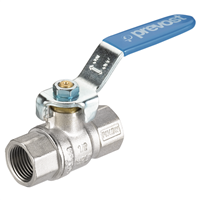 Vanne à boisseau sphérique laiton cylindrique femelle/femelle G1" PN 40 bar