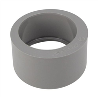 Tampon de réduction simple à coller Nicoll T7 - eaux usées et vannes - mâle/femelle - PVC - diamètre 100/75 mm