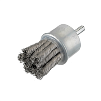 Brosse pinceau abrasive Osborn - Tige 6 mm - Osborn - Diamètre 20 mm - Fil torsadé d'acier