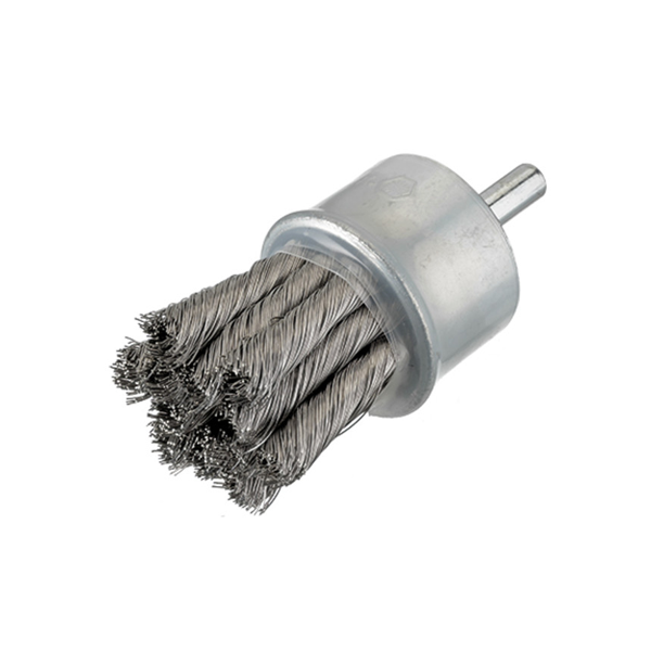 Brosse pinceau abrasive Osborn - Tige 6 mm - Osborn - Diamètre 20 mm - Fil torsadé d'acier