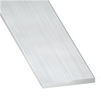 Profilé plat aluminium brut - largeur 40 mm - épaisseur 2 mm - longueur 1 mètre
