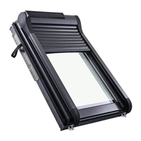 Volet roulant solaire pour fenêtre de toit Roto à commande radio - ZRO RT2 SF - 114,00 cm x 118,00 cm