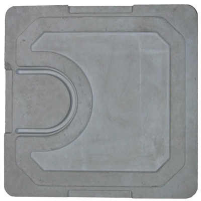 Couvercle de regard EPERS CV30A en béton pour boîte à opercules Sebico - dimensions intérieures 30x30 CM