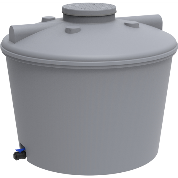 VERTICUVE PE 2 000 L grise 1"  -