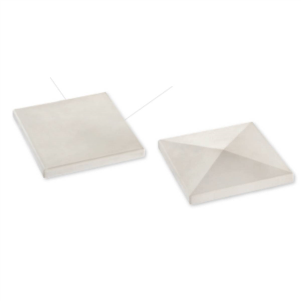 CHAPEAU PILIER PTE 40X40X7 BLANC