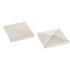 CHAPEAU PILIER PTE 40X40X7 BLANC