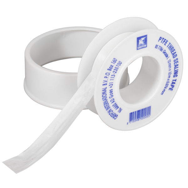 RUBAN PTFE STANDARD 12 M X 12 MM X 0.076 MM