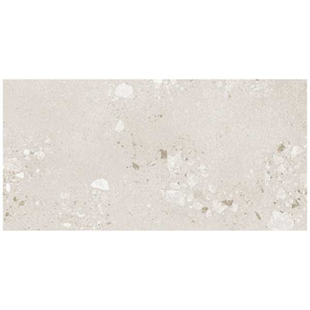 Faïence salle de bain effet carrelage terrazzo - Castone - 60,0 CM x 30,0 CM - ép. 8,00 MM - Beige dune