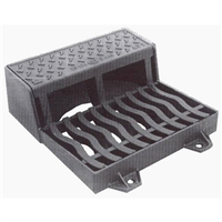 GRILLE AVALOIR MONOBLOC 607x500 PROFIL T REDUCTION d400