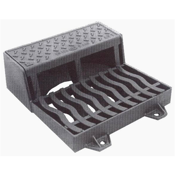 GRILLE AVALOIR MONOBLOC 607x500 PROFIL T REDUCTION d400