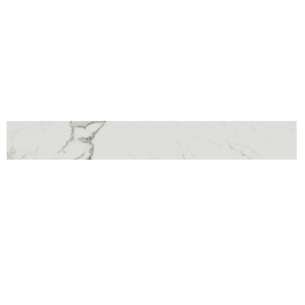 Plinthe carrelage intérieur en grès cérame émaillé Exigo - 60,0 CM x 7,2 CM - Statuario