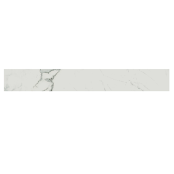 Plinthe de carrelage intérieur en grès cérame émaillé effet pierre Exigo - 60,0 CM x 7,2 CM - Statuario