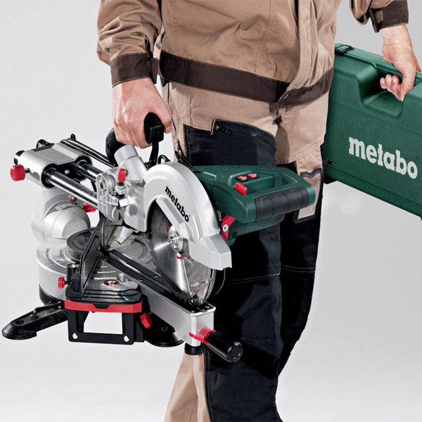 Scie à onglets radiale Metabo KGS 305 M - 1600 W - Pour lame de scie ⌀ 305 mm