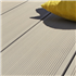 Lame de terrasse en composite Gris galet - Twinson Essential XL - 20,00 mm x 180 mm - longueur 4,00 m