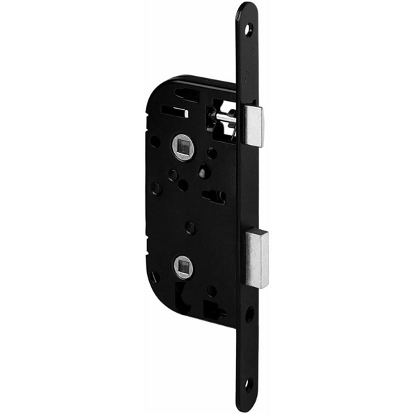 Serrure à encastrer Abus à condamnation pour porte intérieure - axe 40 mm entraxe 70 mm carré 7 mm - noire