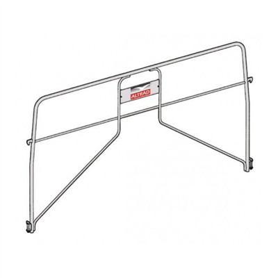 Garde-corps de sécurité au montage Altrad Q134 pour échafaudage - acier galvanisé - longueur 3 m