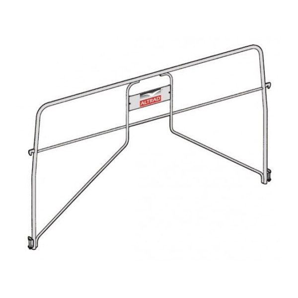 Garde-corps de sécurité au montage Altrad Q134 pour échafaudage - acier galvanisé - longueur 3 m