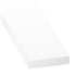 Profilé plat en PVC blanc - largeur 100 mm - épaisseur 2 mm - longueur 2.6 mètres