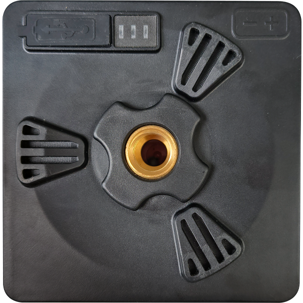 Laser rotatif horizontal à faisceau rouge avec inclinaison manuelle sur 2 axes - Edia R-500 H-IM - IP54 - portée 500 m