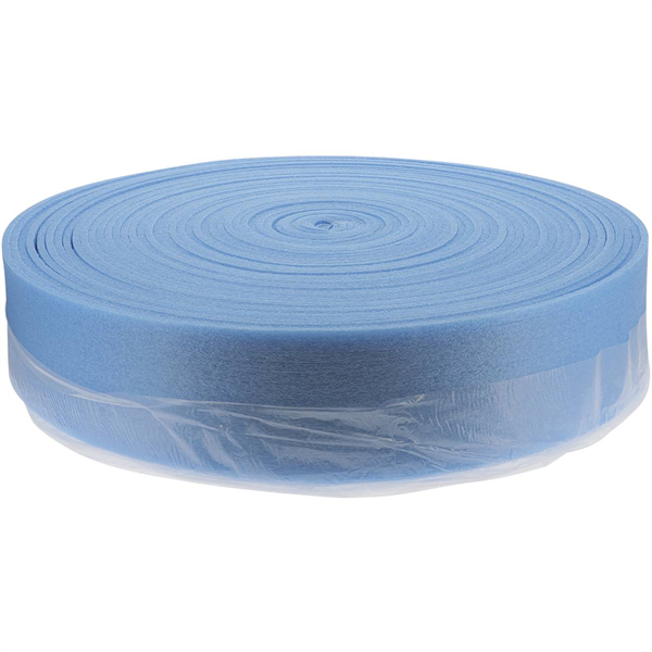 Bande 25m Isolation Périphérique "FB2" Avec Bavette Adhésive-180x8mm (bleu)