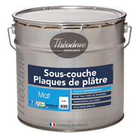 Peinture impression pour sous-couche intérieure - Blanc mat - Théodore Peintures - Pot de 10L