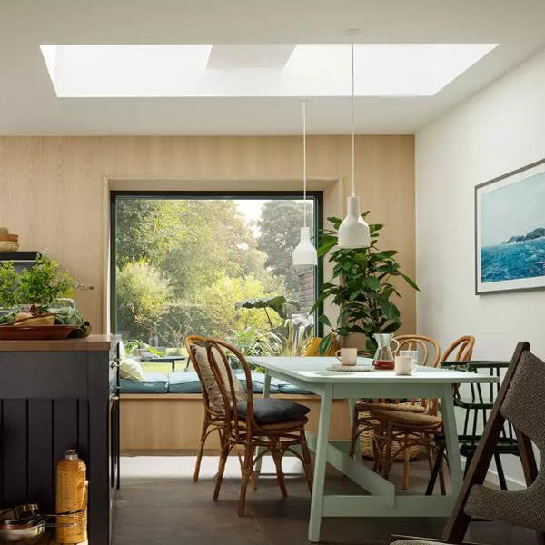 Coupole de protection acrylique transparente Velux ISD0000 pour fenêtre de toit plat - 90,0 CM x 90,0 CM