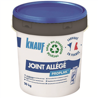 Enduit à joint prêt à l'emploi - Proplak Joint Allégé Knauf - seau de 20 KG