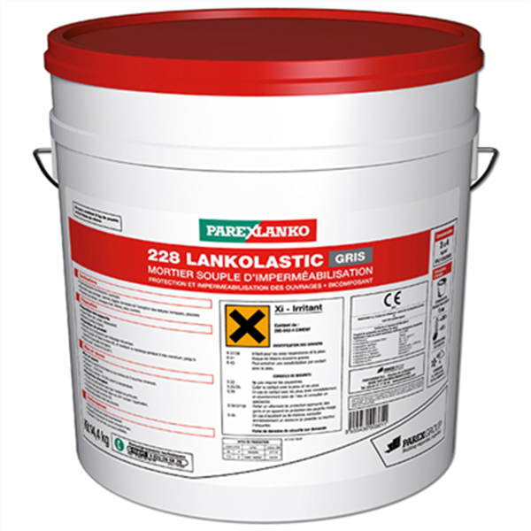 Mortier souple d'imperméabilisation - Lankolastic 228 - Kit de 14,4 KG