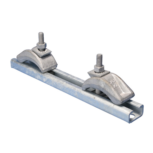 Attache pour rail en C sur poutre Erico - Zone de serrage 3 - 30 mm - Acier galvanisé - Boîte de 20