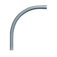 COURBE PVC SOTRAGAINE NF ALST DIAMETRE 45X1,8 MF 90° RAYON 210