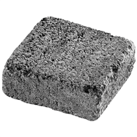 Pavé béton décoratif vieilli - Médiéval - 12,0 CM x 12,0 CM - ép. 6,00 CM - Anthracite
