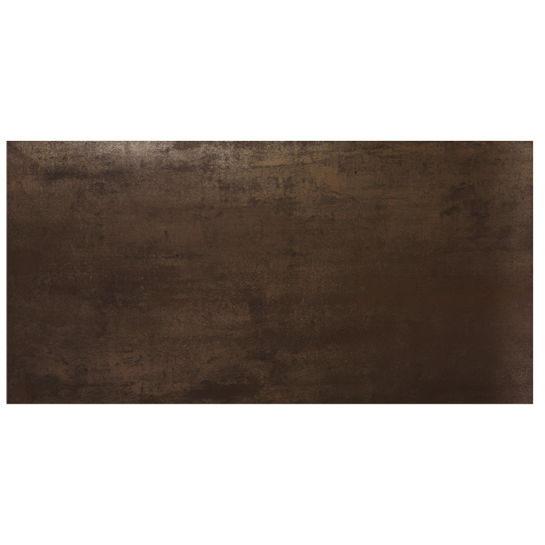 Carrelage intérieur en grès cérame rectifié effet métal Dorian - 120,0 cm x 60,0 cm - ép. 10,20 mm - Brown