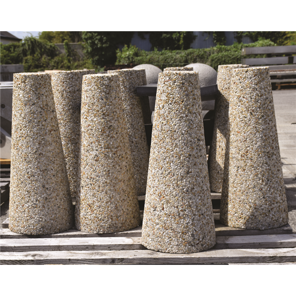 Borne ronde diam.30/15 H:70cm béton ordinaire