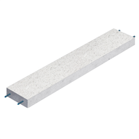 Prélinteau de coffrage en béton Socramat - 20 CM x 5 CM - longueur 1.2 M