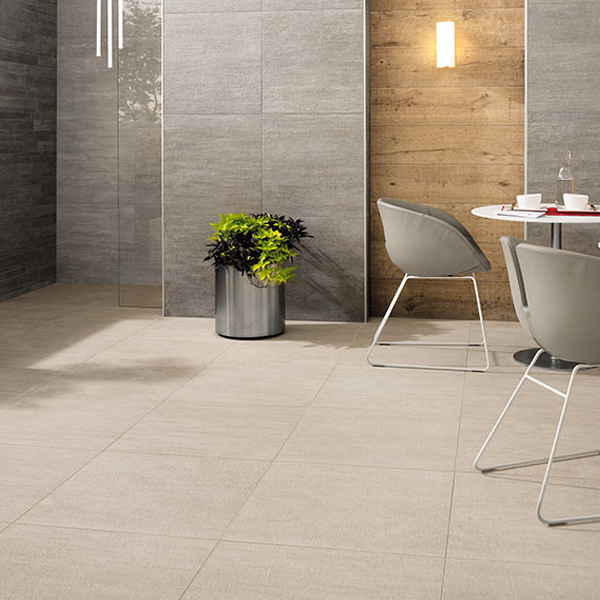 Carrelage extérieur grès cérame rectifié forte épaisseur effet pierre - Brave - 60,0 CM x 60,0 CM - ép. 20,00 MM - Gypsum