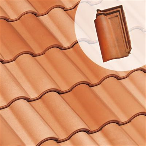 Tuile en terre cuite Gallo Romane (GL601) Monier - Tons variés Atlantique