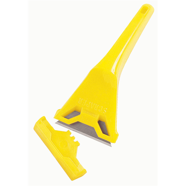 Gratte vitre plastique avec lame trapézoïdale Stanley 60 x 170 mm