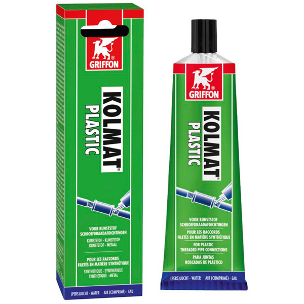 KOLMAT PLASTIC PÂTE D'ÉTANCHÉITÉ POUR LES RACCORDS FILETÉS PLASTIQUES 125 G