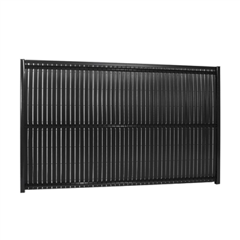 Latte d'occultation Lixo Top pour clôture rigide à petits plis Axyle MS ou CS de hauteur 1,00 M - gris anthracite