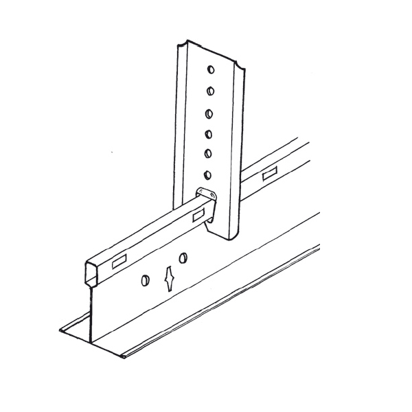 Suspente rigide Rapid'Fix KSF 160 pour plafond suspendu - longueur 160 MM - boîte de 50