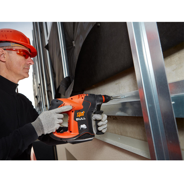 Perforateur chevilleur Spit Spitbull SDS Plus 36 V - 6 forets XT3 - 2 batteries 6,2 Ah - chargeur - mallette